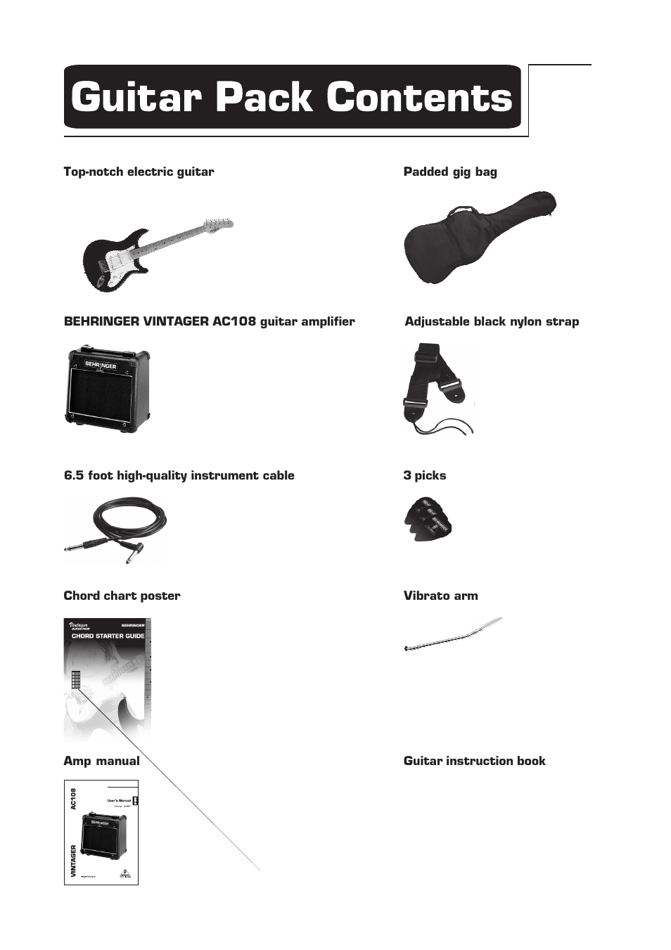 Behringer AC108 User Manual | Page 2 / 9