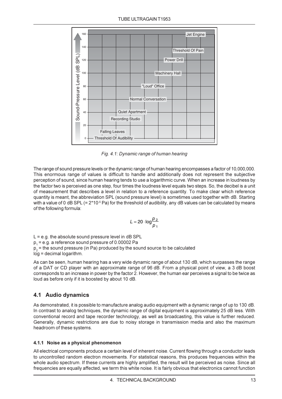 1 audio dynamics | Behringer T1953 User Manual | Page 13 / 23