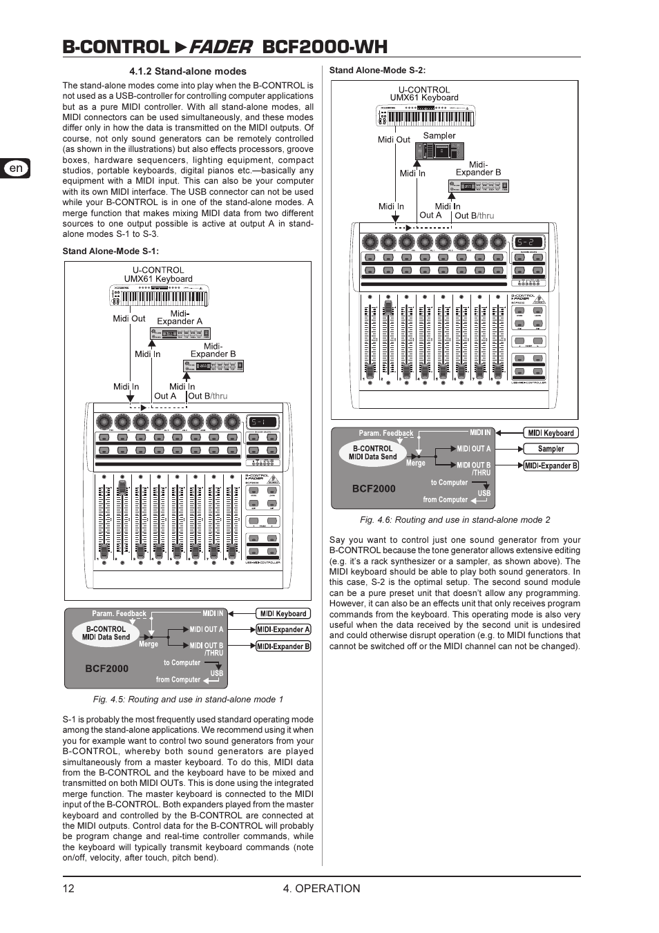 B-control fader bcf2000-wh | Behringer BCF2000-WH User Manual | Page 12 / 24