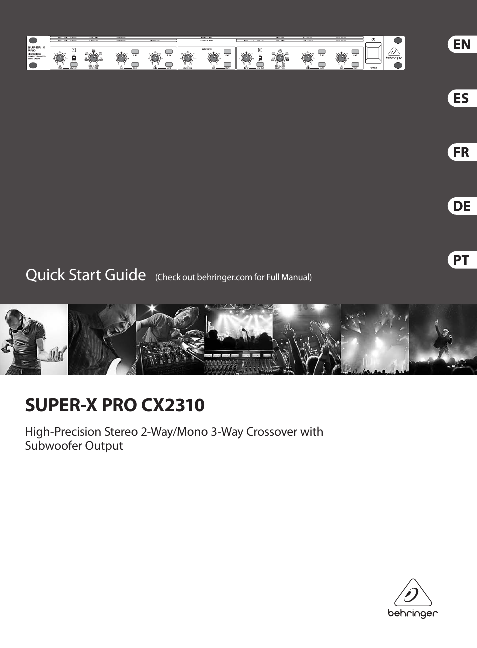 Behringer Super-X Pro CX2310 User Manual | 13 pages