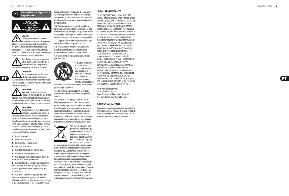 Behringer Super-X Pro CX2310 User Manual | Page 4 / 13