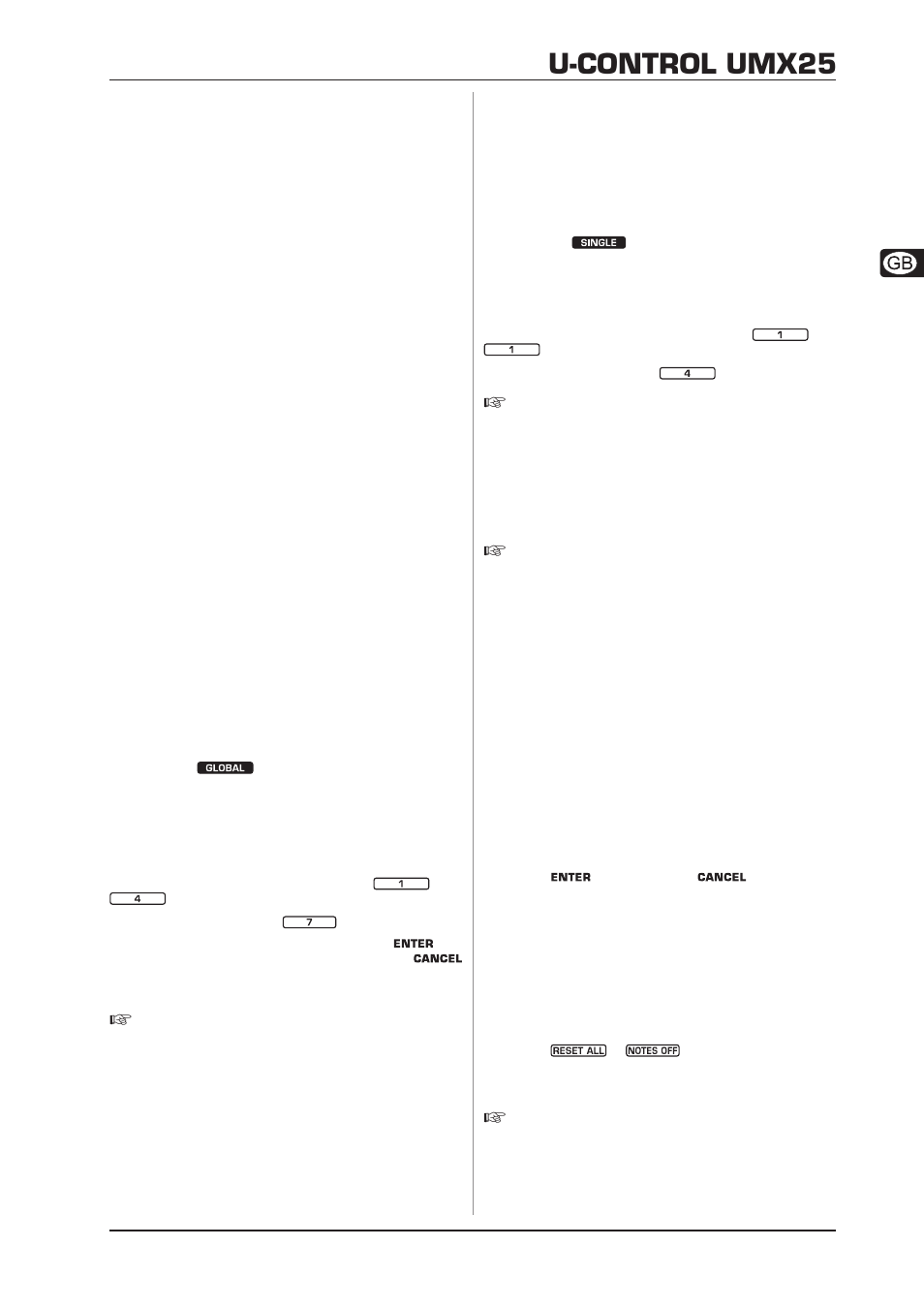 U-control umx25 | Behringer UMX25 User Manual | Page 9 / 15