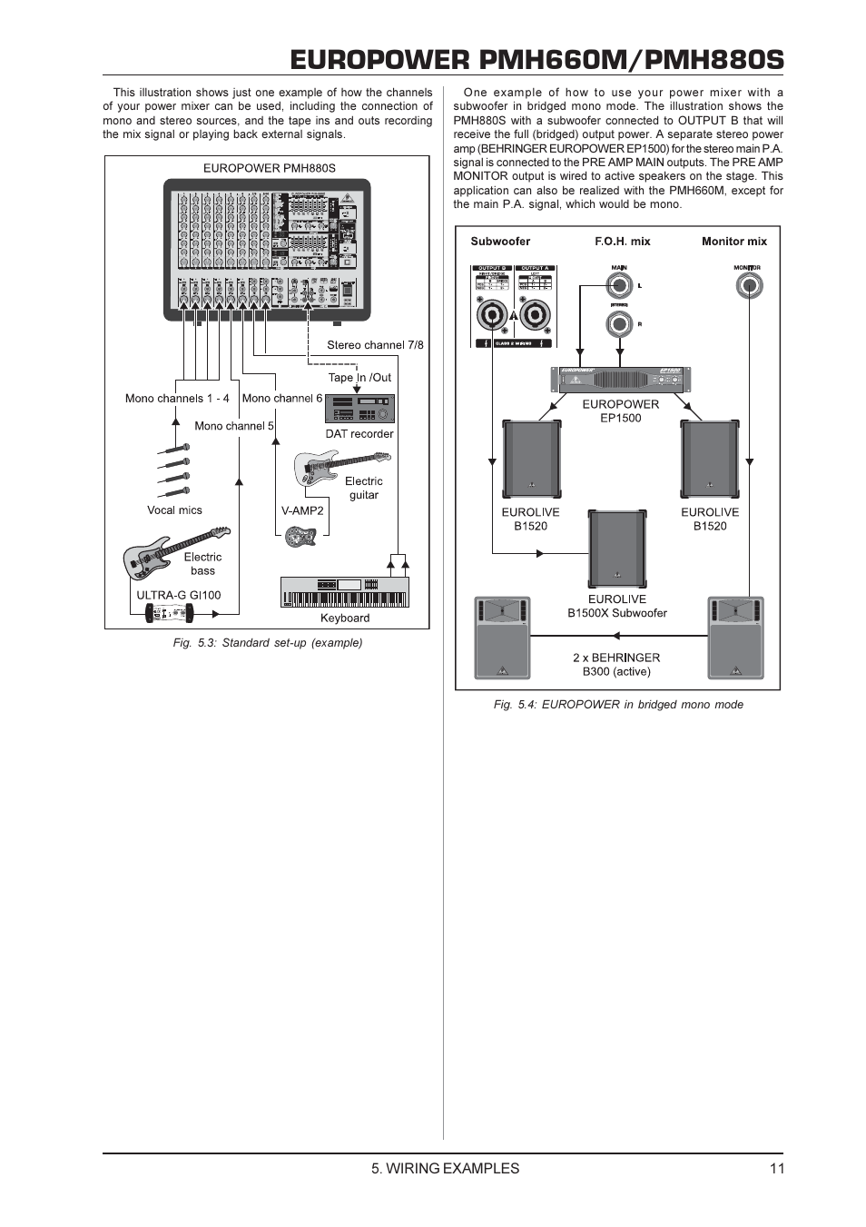 Behringer EUROPOWER PMH660M User Manual | Page 11 / 13