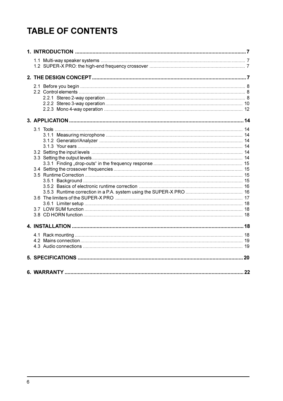 Behringer CX3400 User Manual | Page 6 / 22