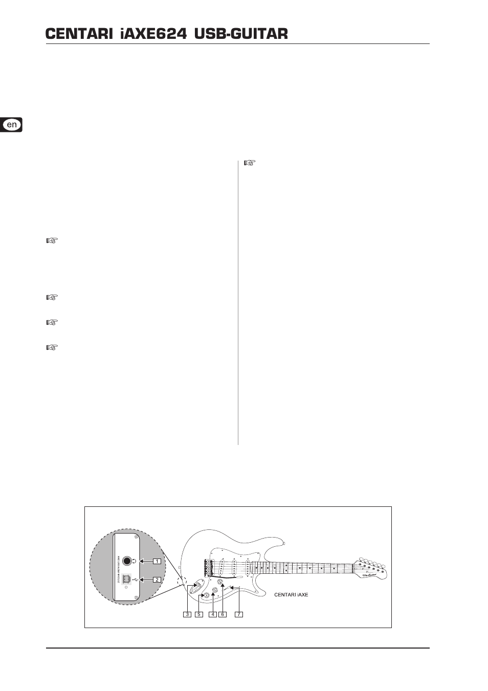 Introduction, 1 before you get started, 1shipment | 2 care, 3 online registration, Controls and connections, Centari iaxe624 usb-guitar | Behringer CENTARI IAXE624 User Manual | Page 2 / 6