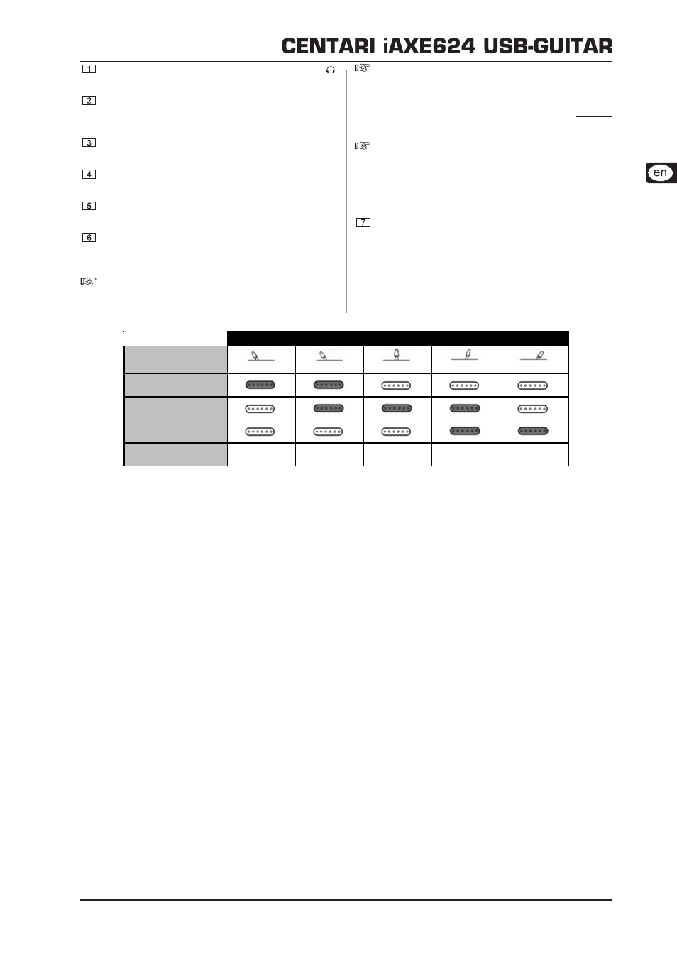 Important notes, Centari iaxe624 usb-guitar | Behringer CENTARI IAXE624 User Manual | Page 3 / 6