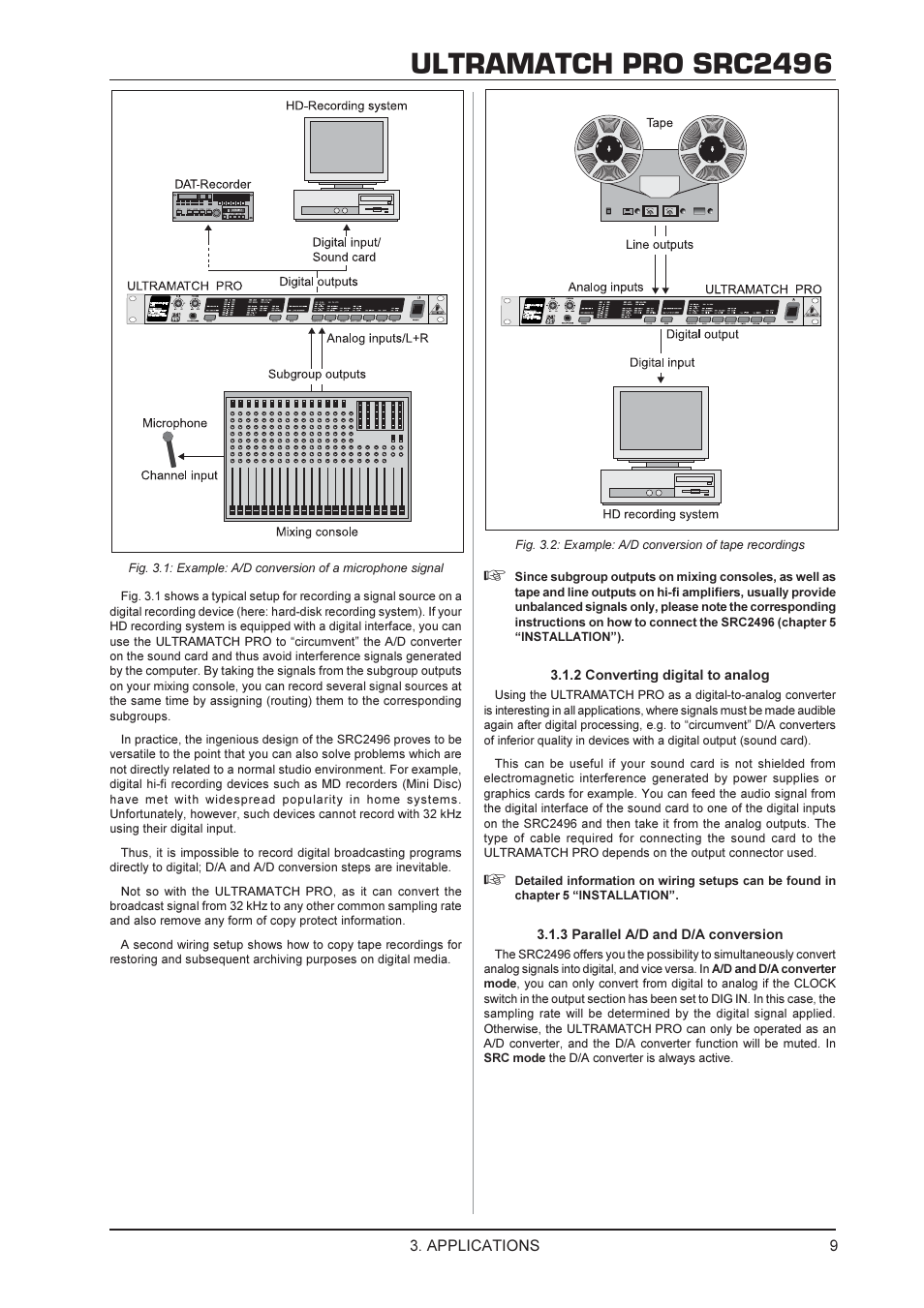 Ultramatch pro src2496 | Behringer SRC2496 User Manual | Page 9 / 16