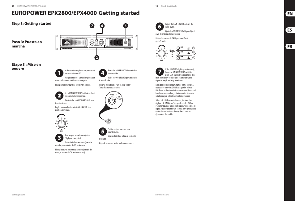 Behringer Europower EPX4000 User Manual | Page 10 / 15