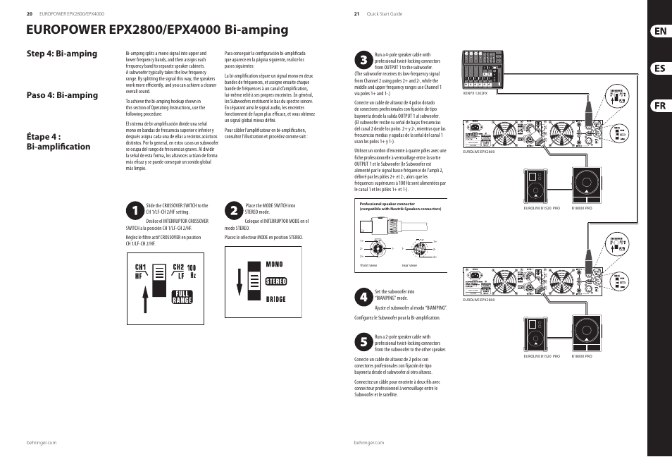 Behringer Europower EPX4000 User Manual | Page 11 / 15