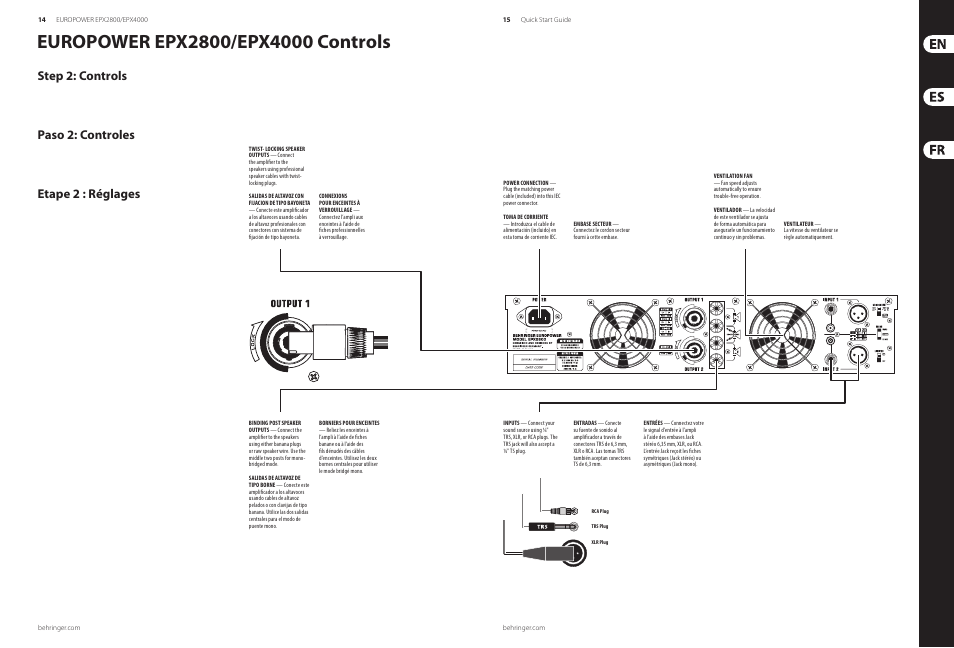 Behringer Europower EPX4000 User Manual | Page 8 / 15