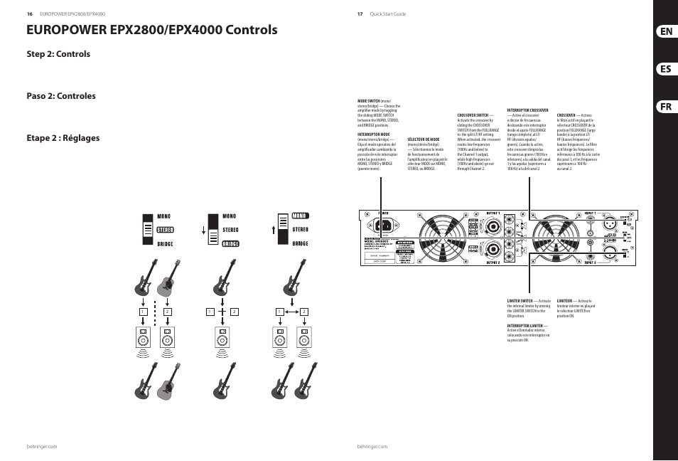 Behringer Europower EPX4000 User Manual | Page 9 / 15