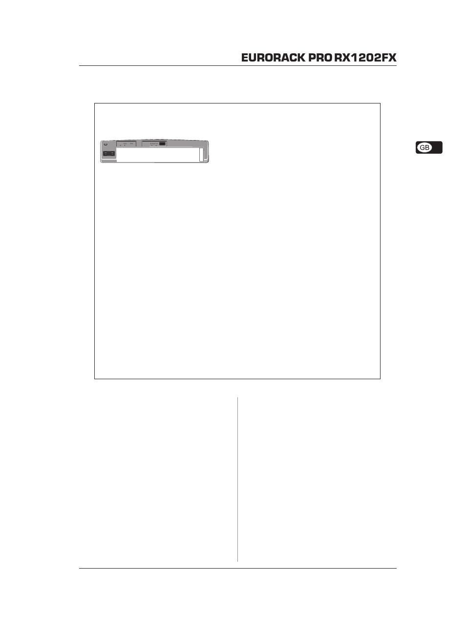Eurorack pro, Rx1202fx | Behringer Eurorack Pro RX1202FX User Manual | Page 11 / 15