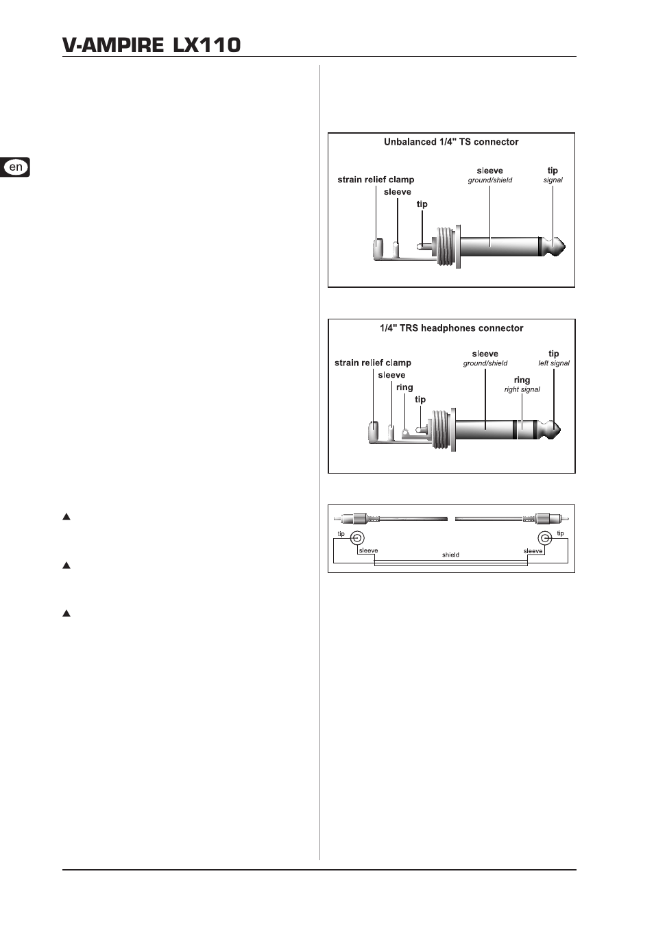 V-ampire lx110, Tuner, Installation | Behringer V-AMPIRE LX110 User Manual | Page 12 / 16