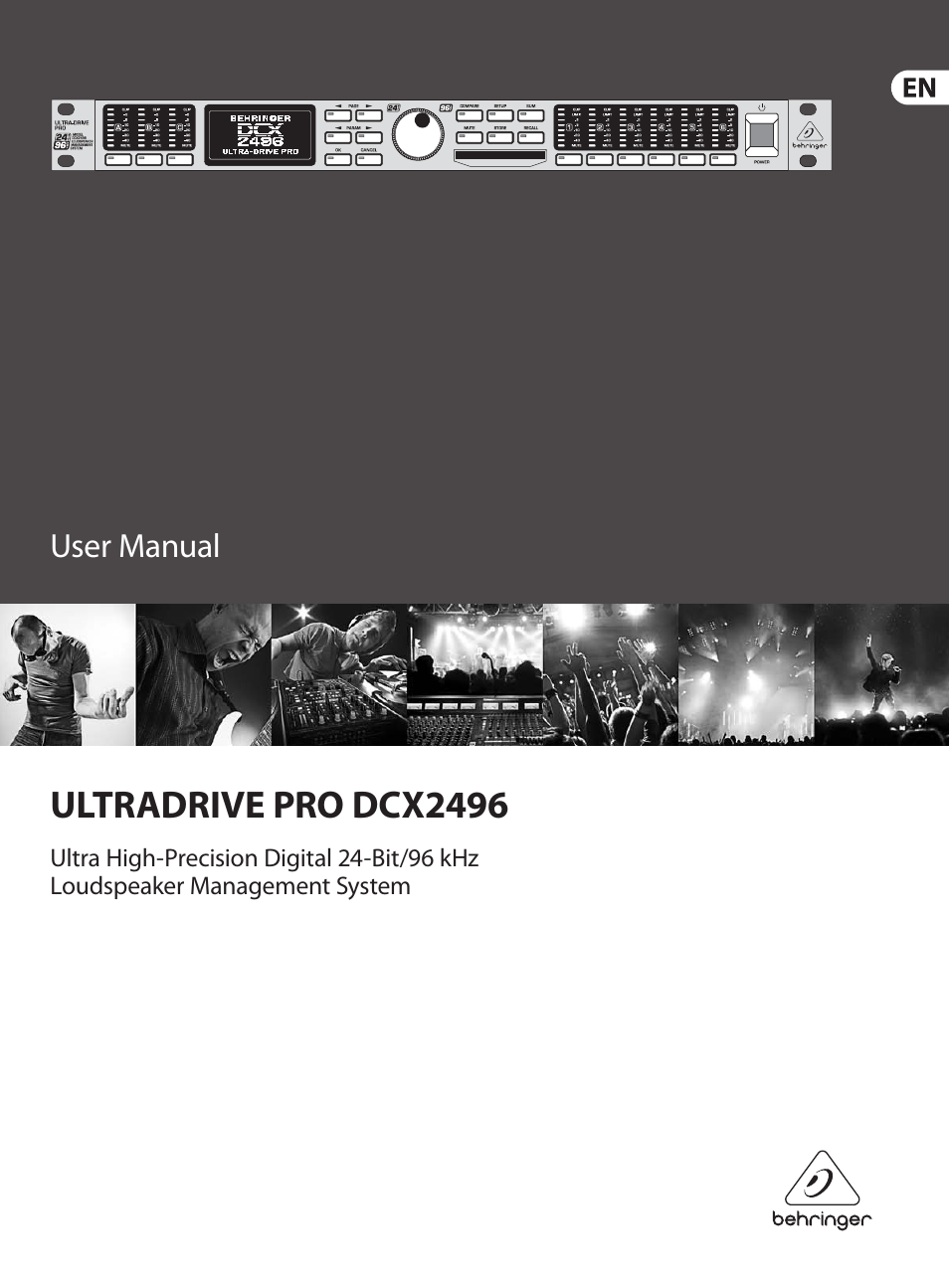 Behringer UltraDrive Pro DCX2496 User Manual | 35 pages