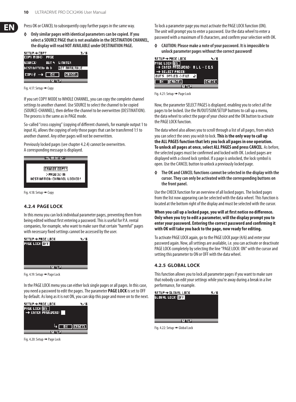 Behringer UltraDrive Pro DCX2496 User Manual | Page 10 / 35