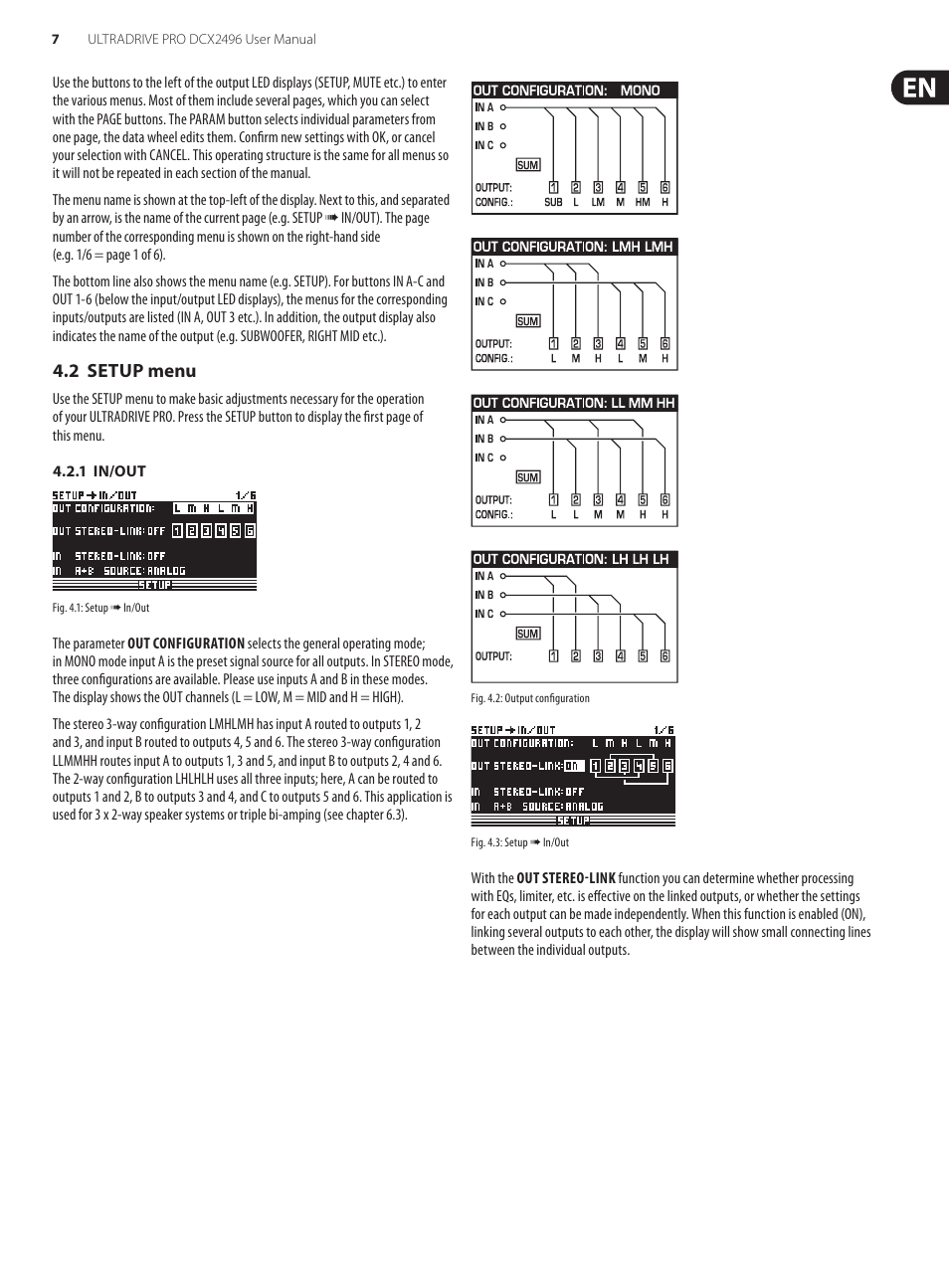 Behringer UltraDrive Pro DCX2496 User Manual | Page 7 / 35