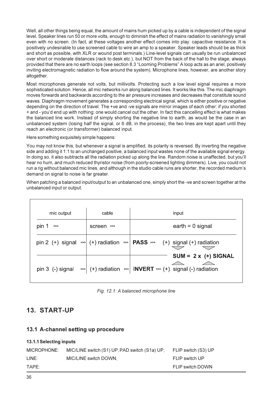 Start-up | Behringer MX9000 User Manual | Page 36 / 57