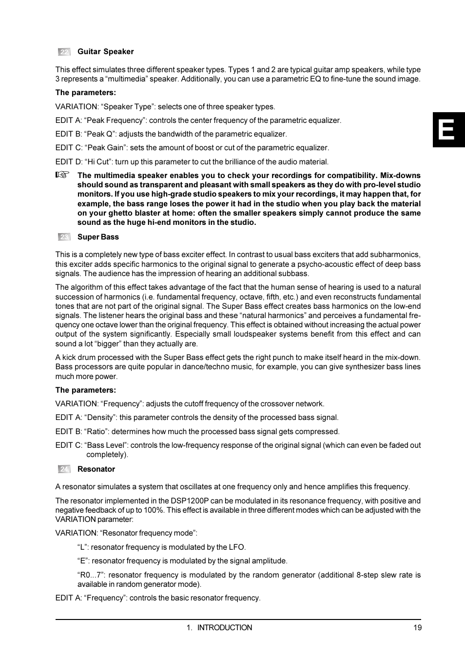 Behringer DSP1200P User Manual | Page 19 / 42