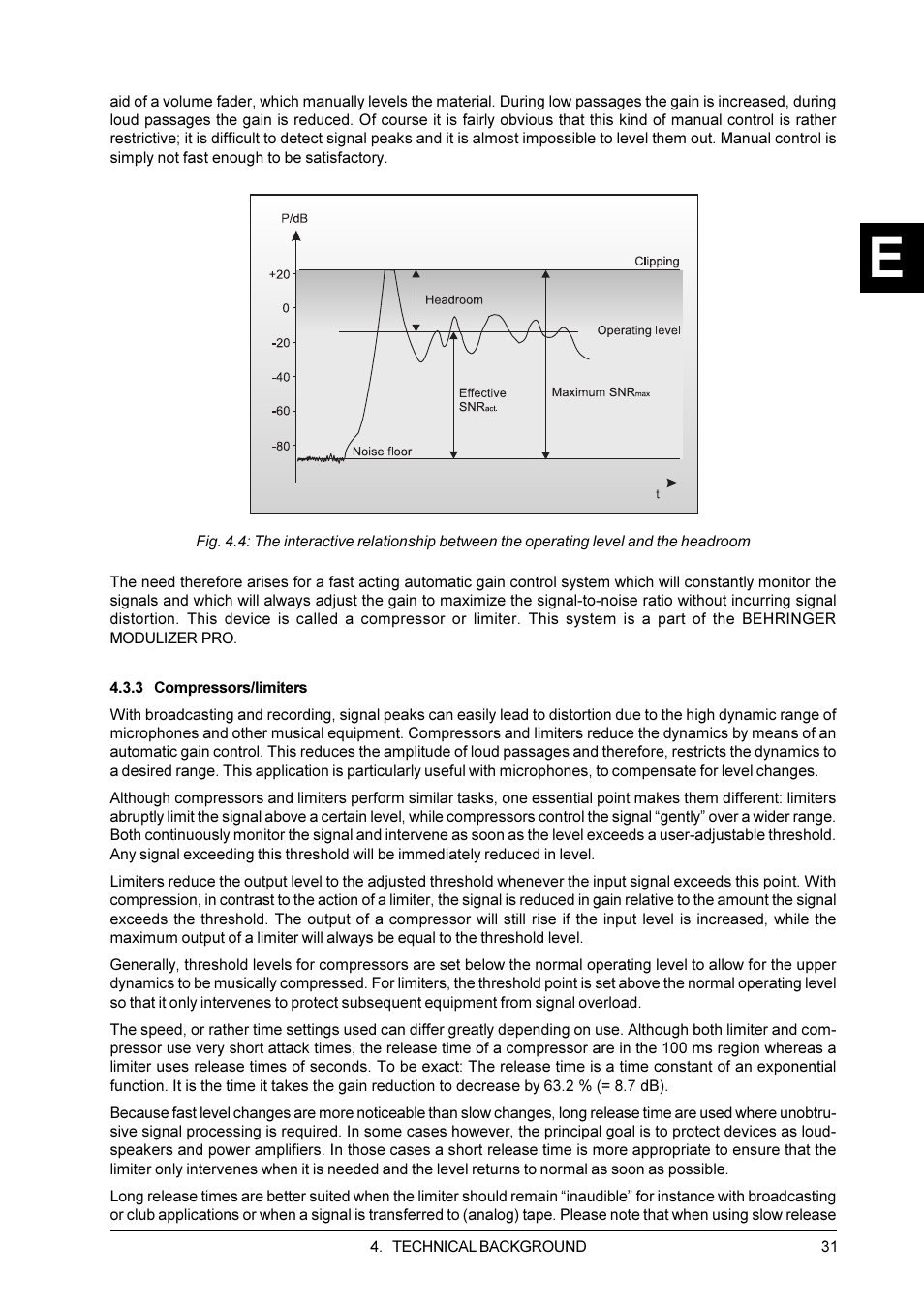 3 compressors/limiters | Behringer DSP1200P User Manual | Page 31 / 42