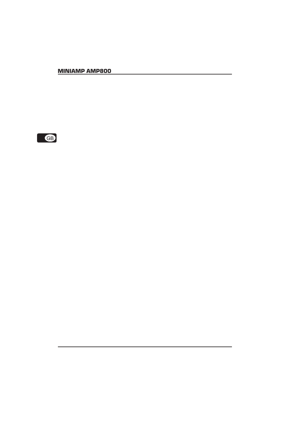 Miniamp amp800 7. warranty | Behringer MINIAMP AMP800 User Manual | Page 12 / 13