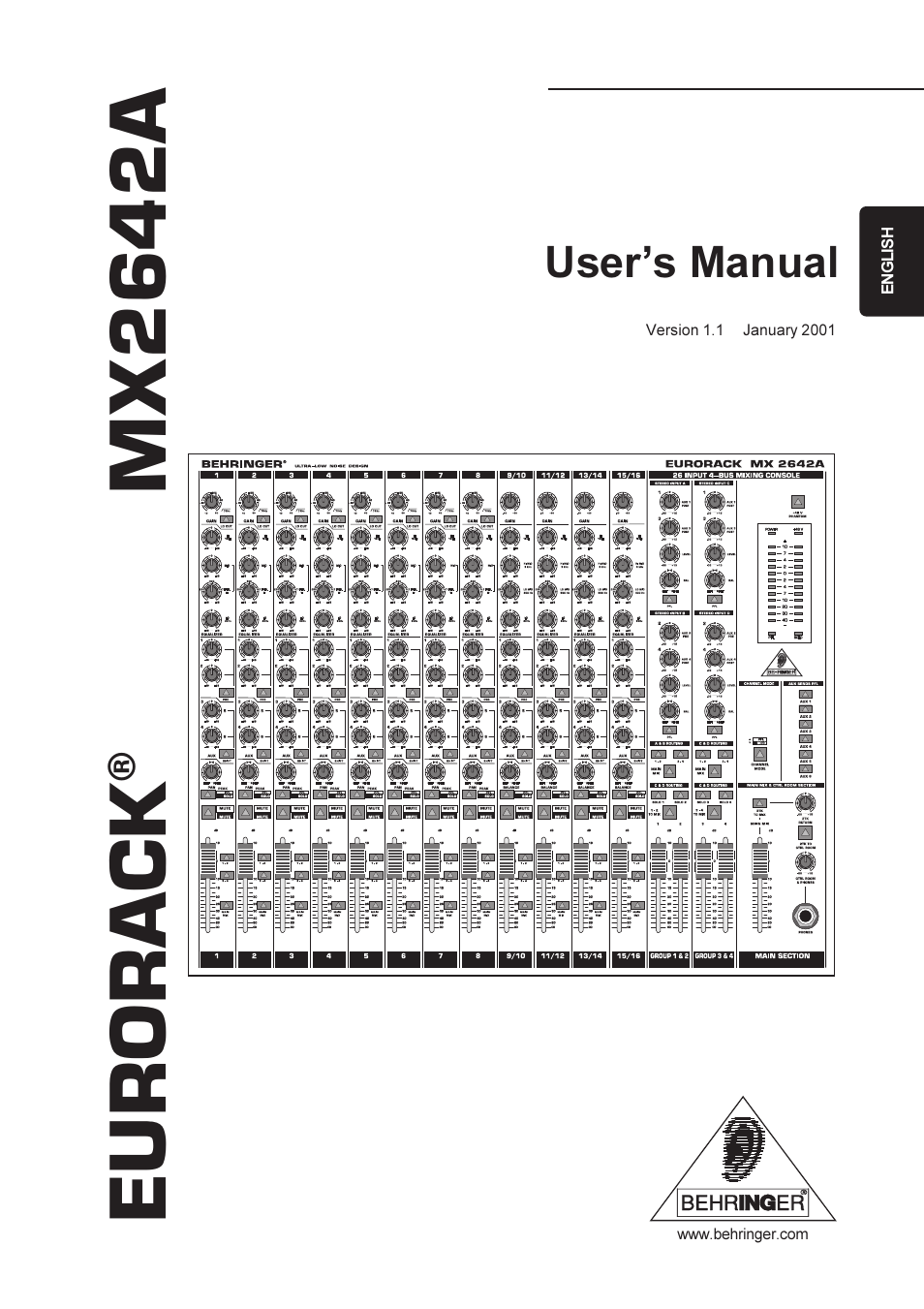 Behringer MX2642A User Manual | 22 pages