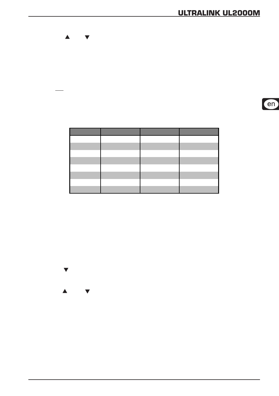 Ultralink ul2000m | Behringer ULTRALINKUL2000M A50-13413-00005 User Manual | Page 11 / 24
