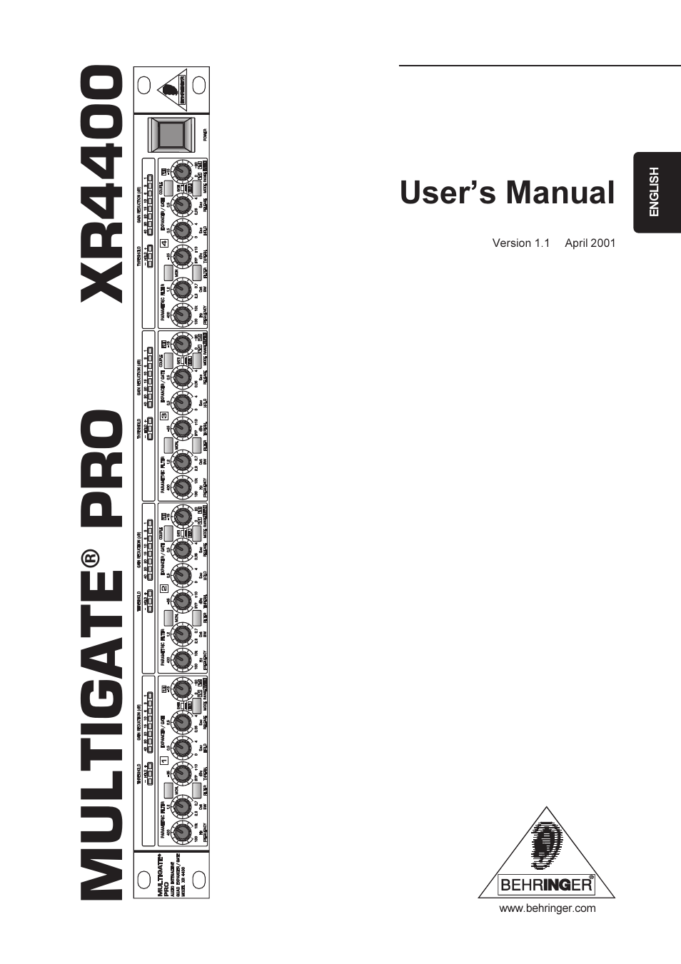 Behringer XR4400 User Manual | 22 pages