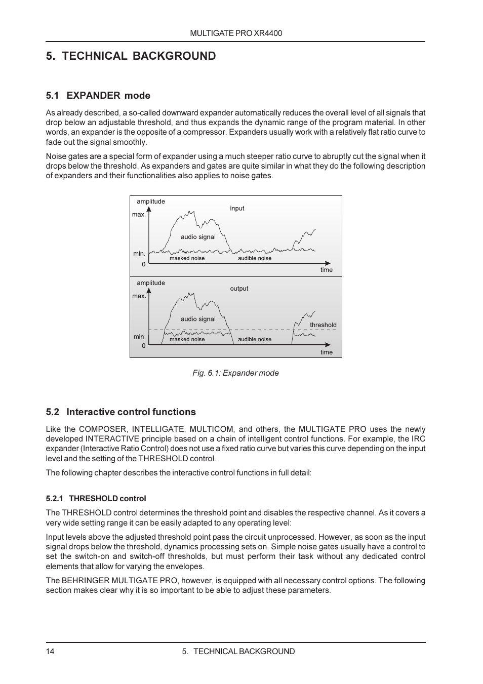 Technical background | Behringer XR4400 User Manual | Page 14 / 22