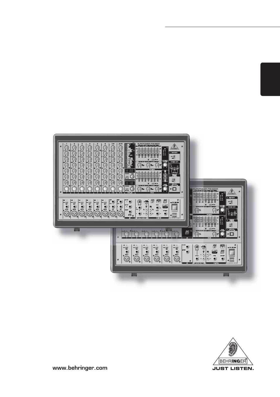 Behringer PMH660M/PMH880S User Manual | 13 pages