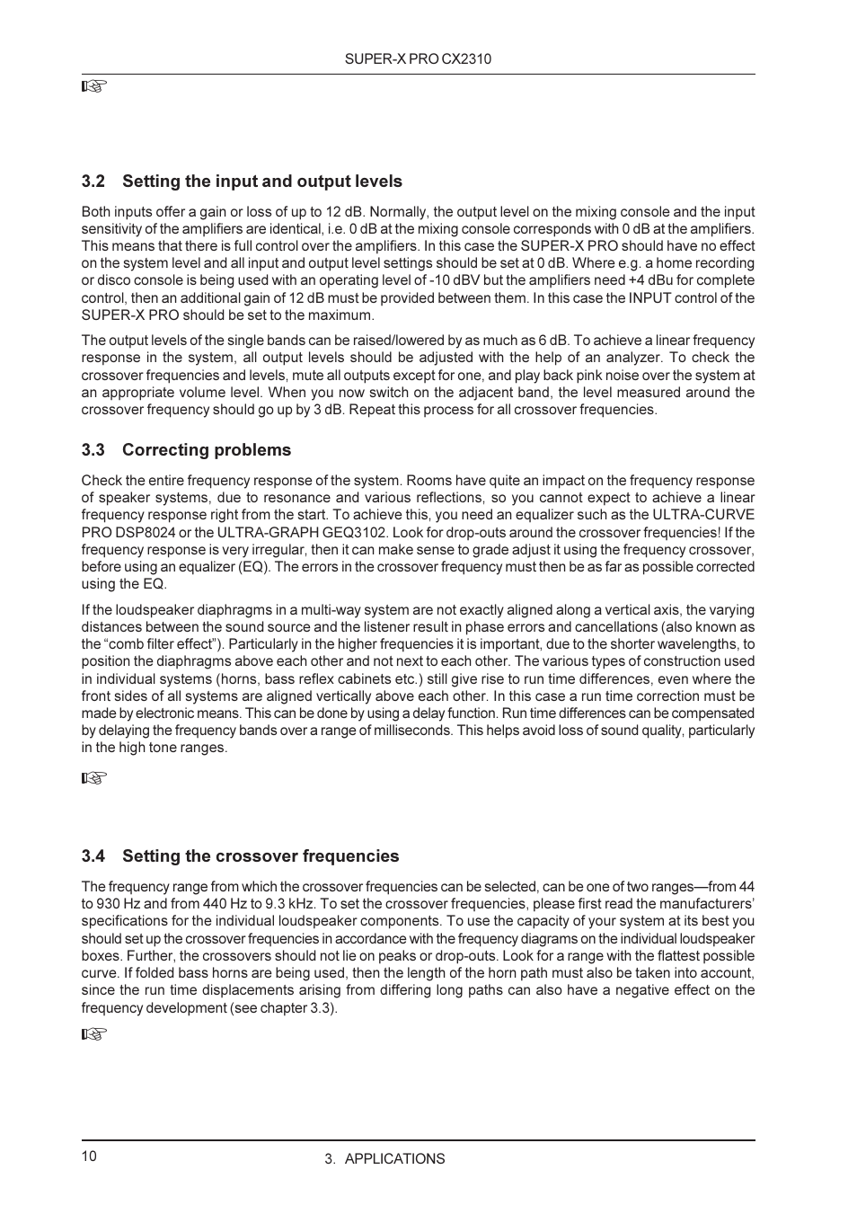 Behringer CX2310 User Manual | Page 10 / 13