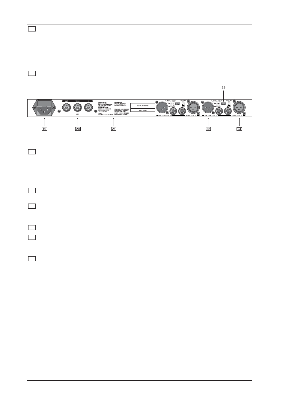 Effects algorithms | Behringer DSP2024P User Manual | Page 10 / 40