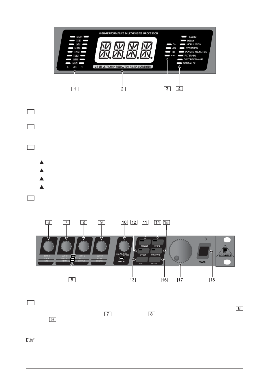 Behringer DSP2024P User Manual | Page 8 / 40