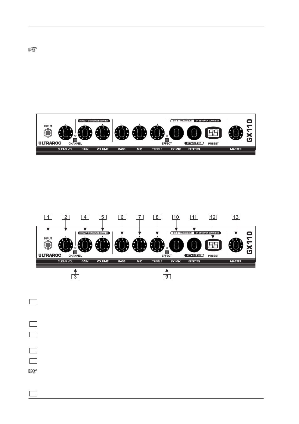 Behringer GX110 User Manual | Page 8 / 23