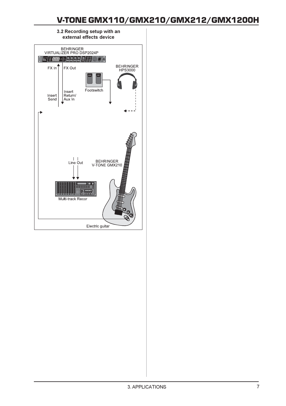 Behringer GMX1200H User Manual | Page 7 / 16
