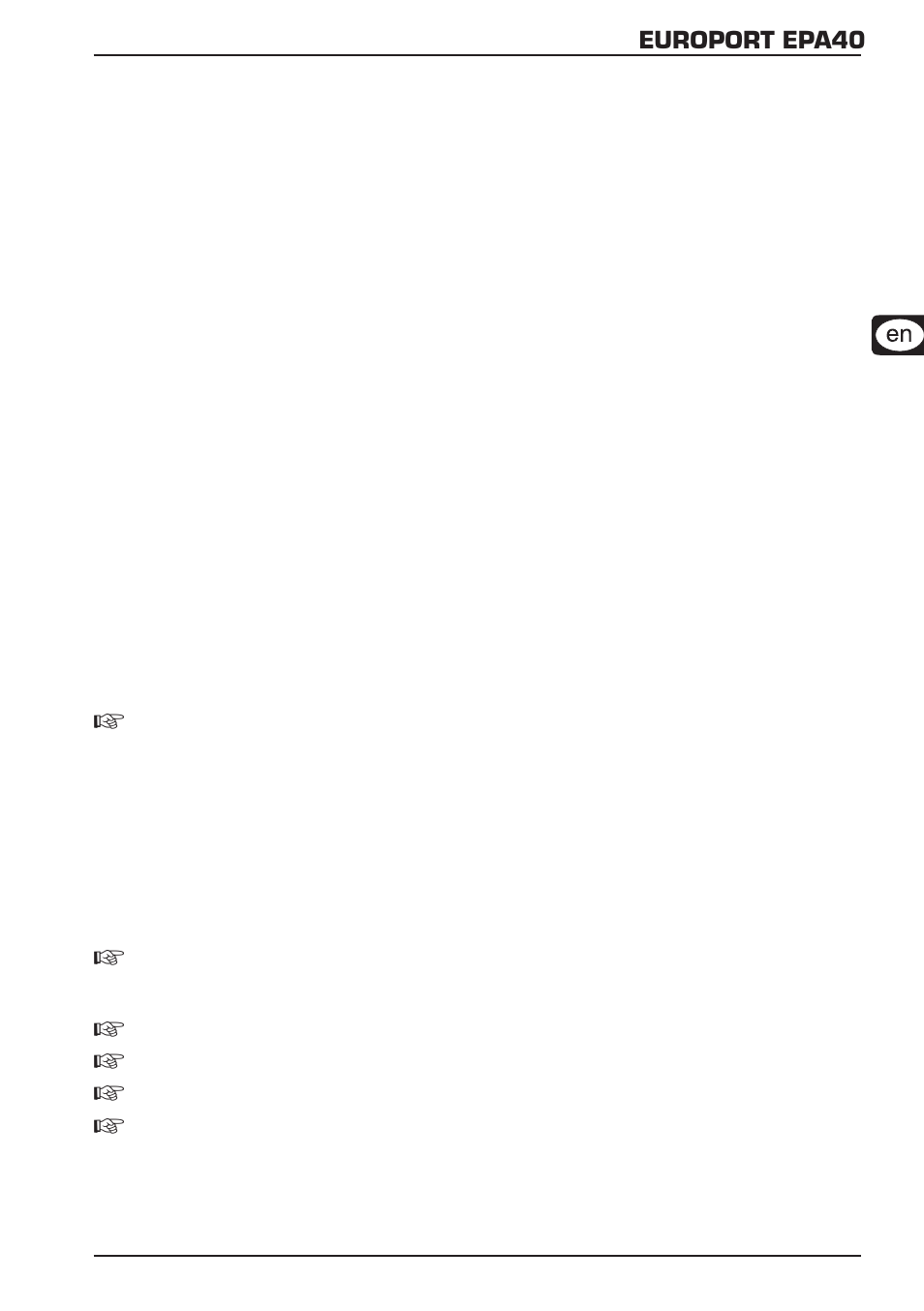 Behringer EPA40 User Manual | Page 3 / 8