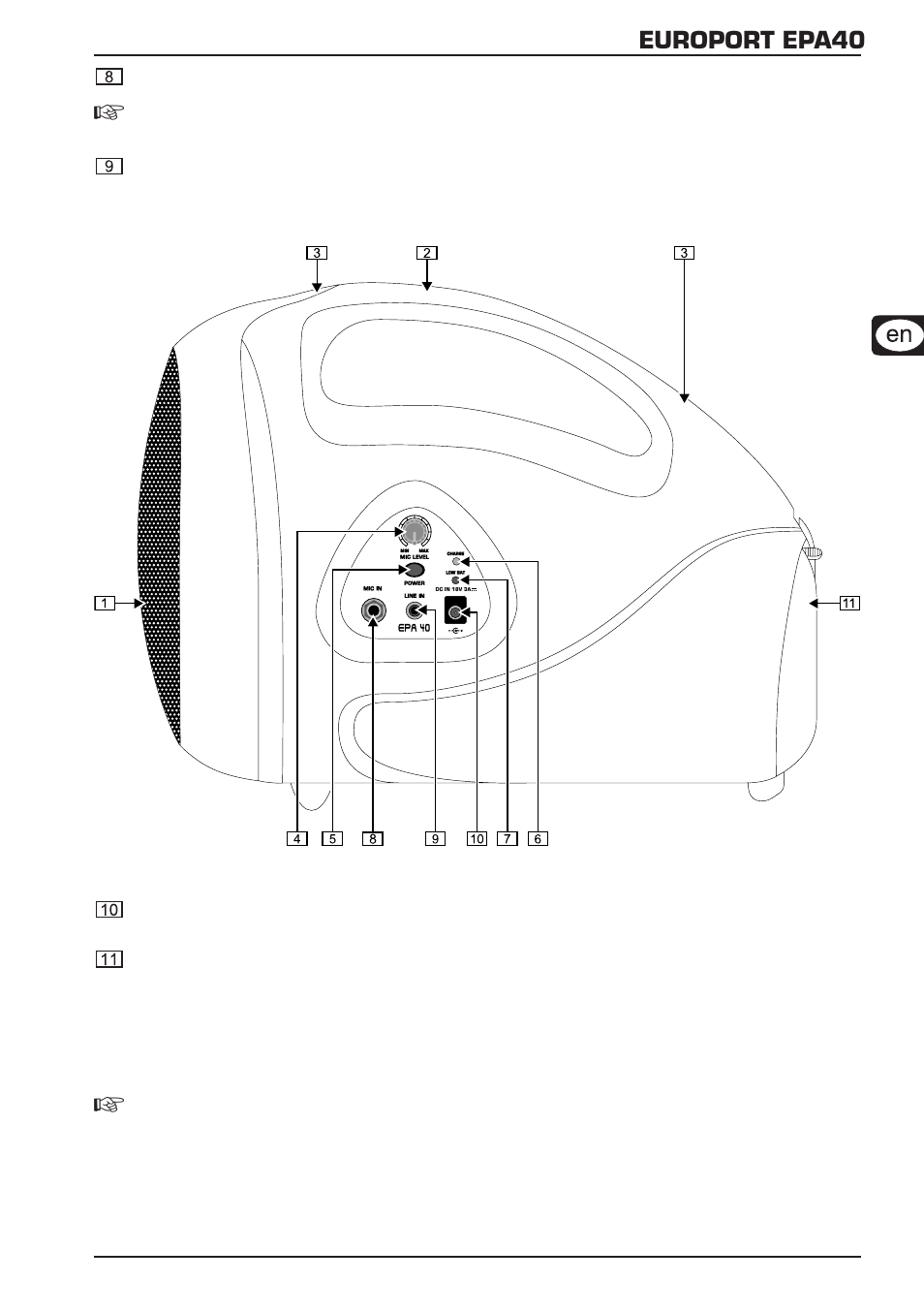 Europort epa40 | Behringer EPA40 User Manual | Page 5 / 8