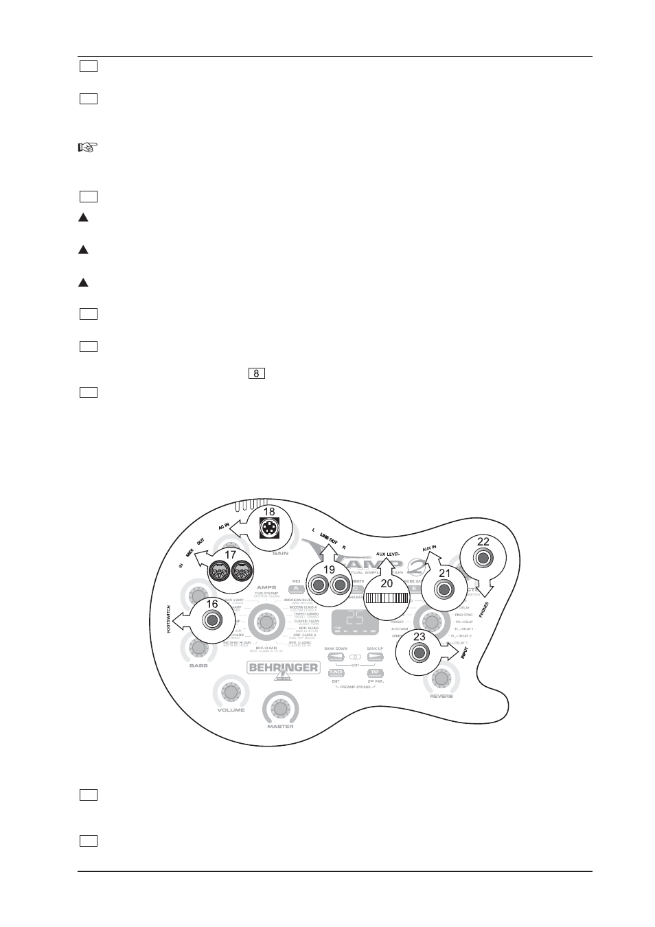 Behringer V-AMP2 User Manual | Page 9 / 27