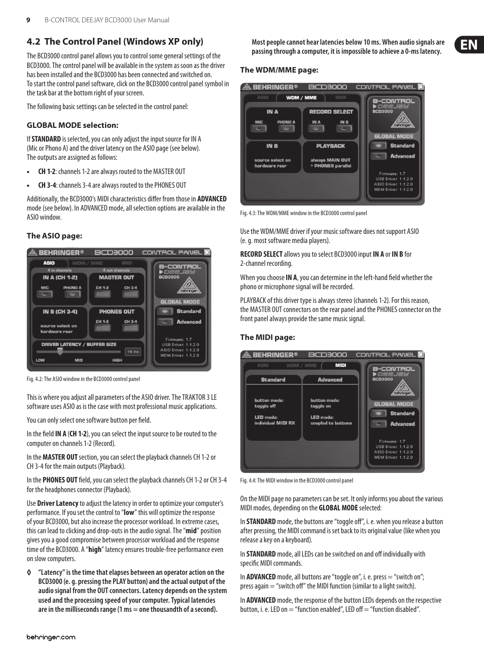 Behringer B-Control Deejay BCD3000 User Manual | Page 9 / 17