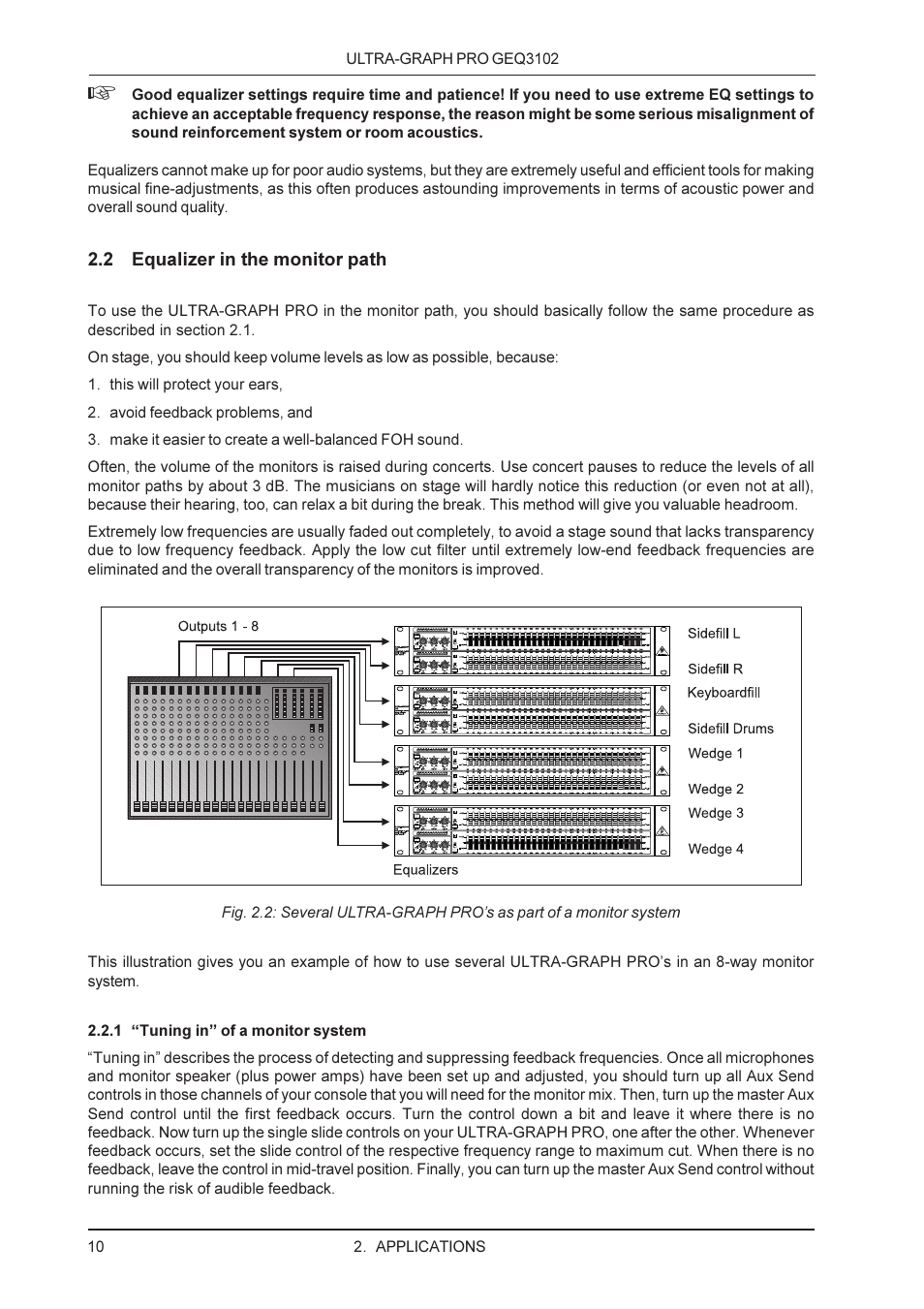 Behringer GEQ3102 User Manual | Page 10 / 16