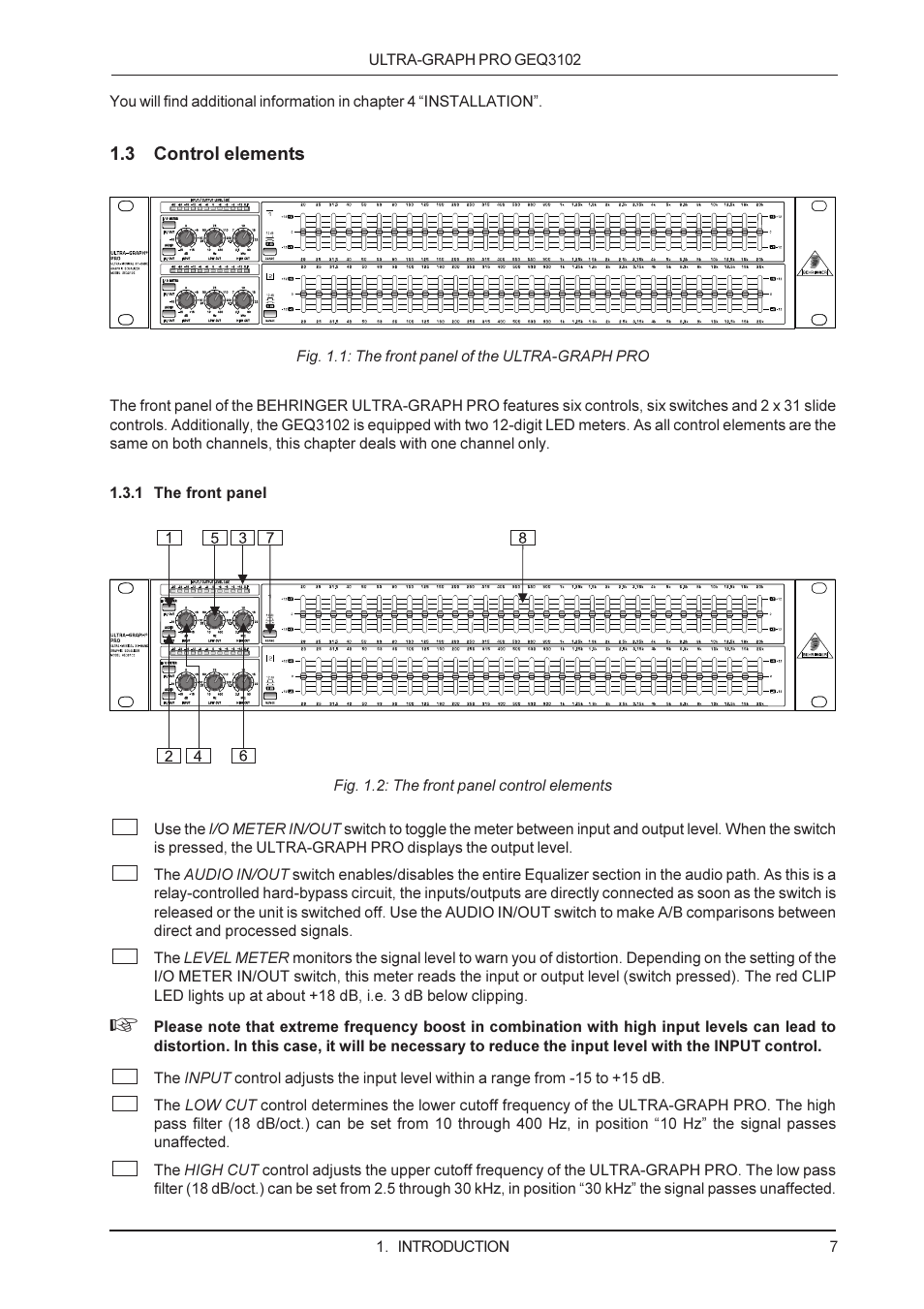 Behringer GEQ3102 User Manual | Page 7 / 16