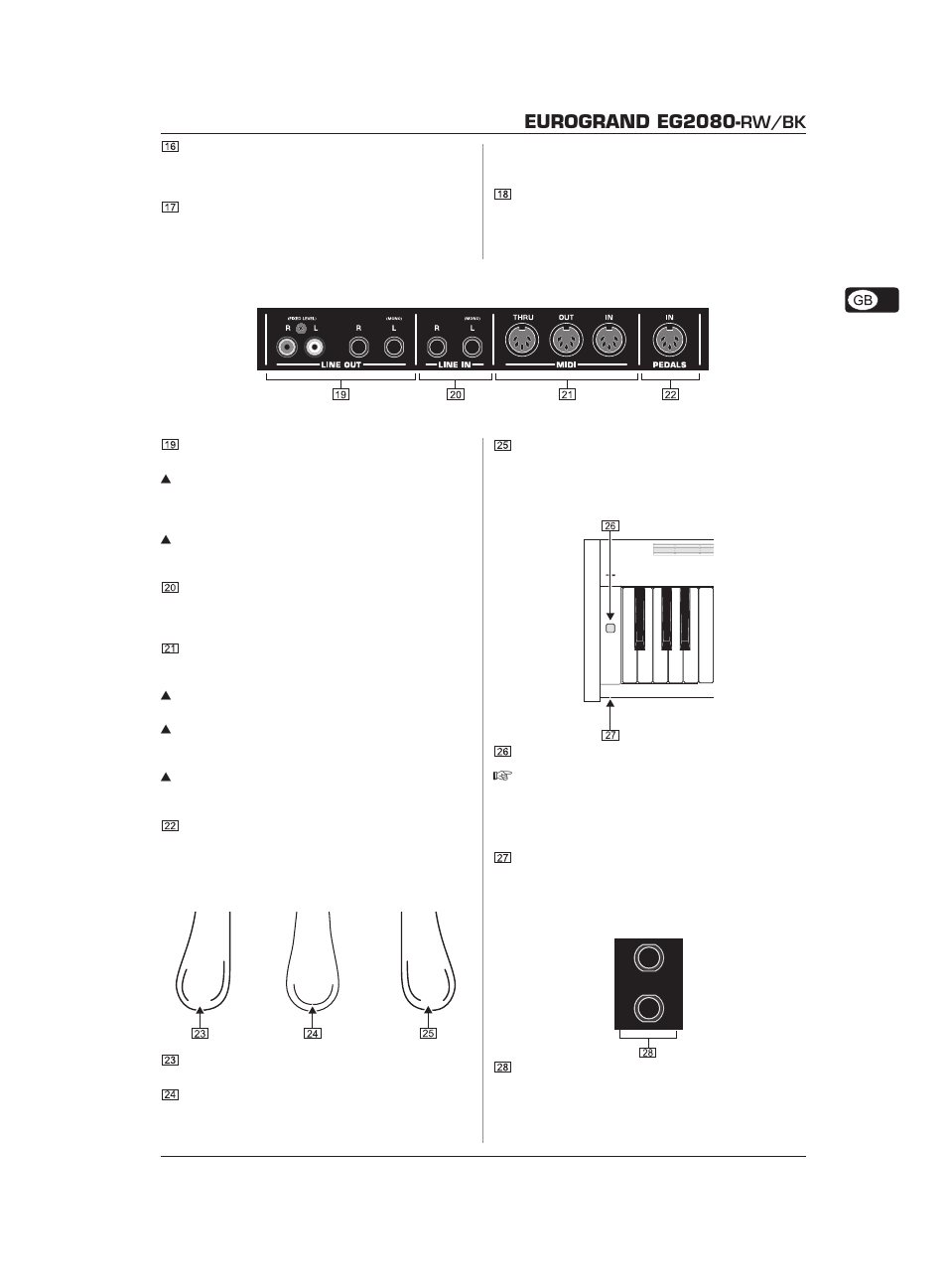 Eurogrand eg2080, Rw/bk | Behringer Eurogrand EG2080-RW/BK User Manual | Page 11 / 34