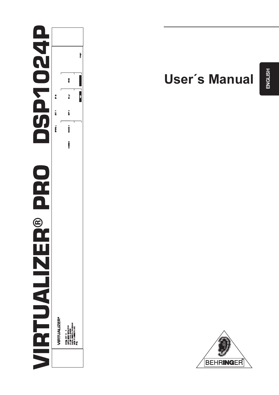 Behringer DSP1024P User Manual | 31 pages