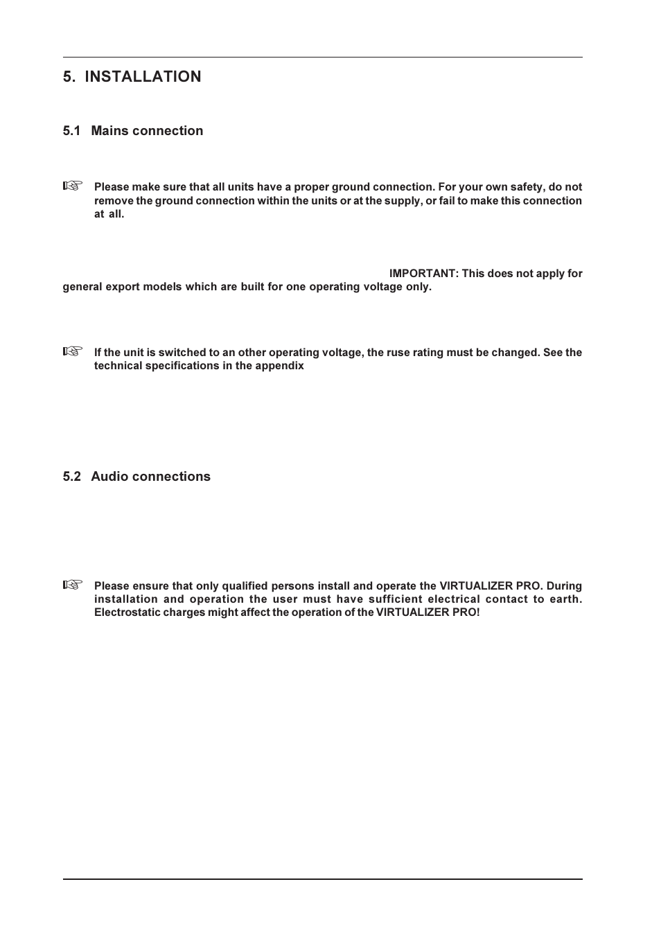 Installation | Behringer DSP1024P User Manual | Page 24 / 31