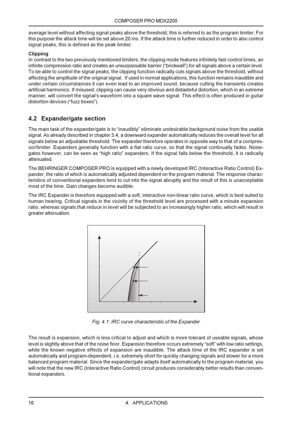 Behringer MDX2200 User Manual | Page 16 / 30