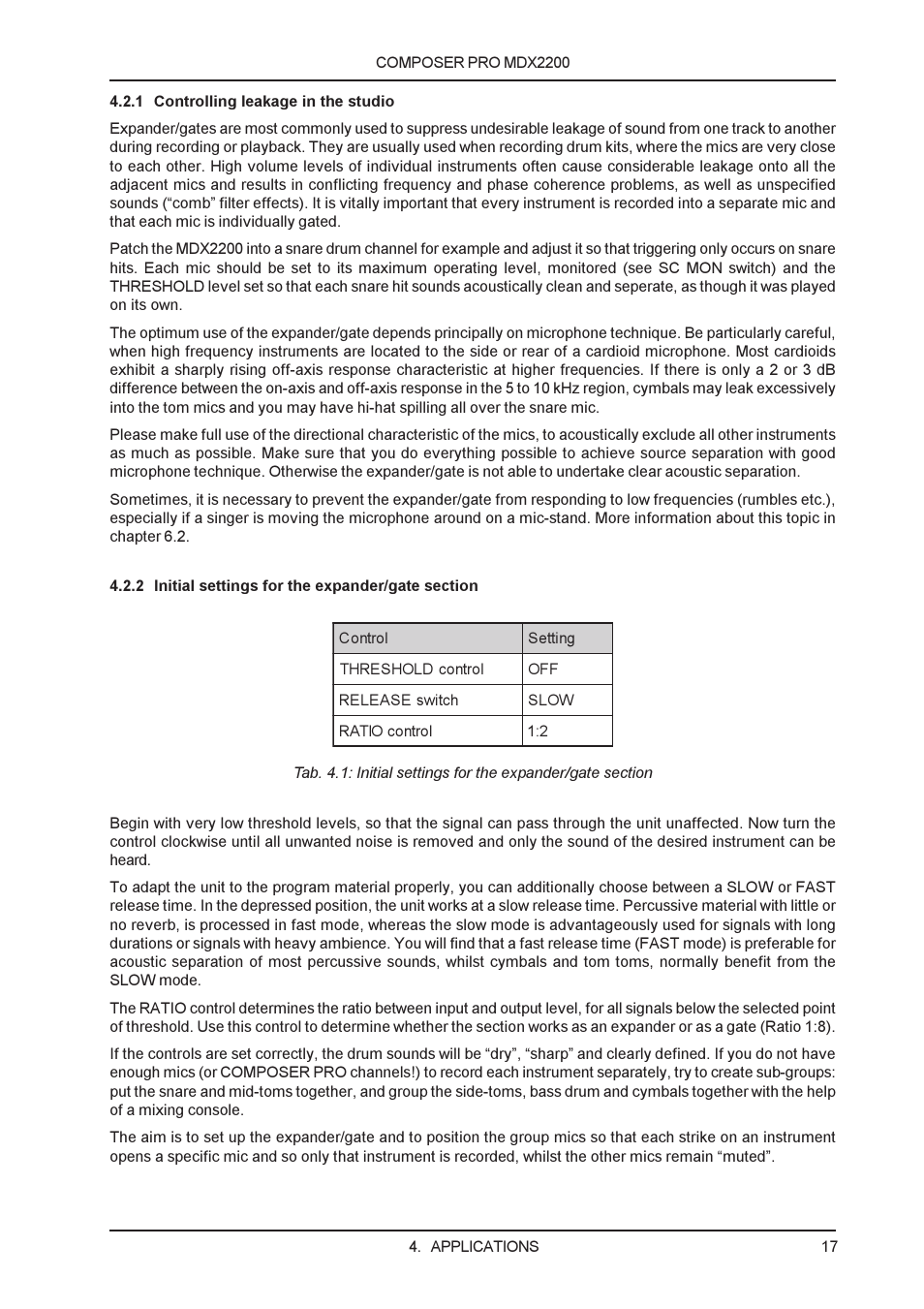 Behringer MDX2200 User Manual | Page 17 / 30