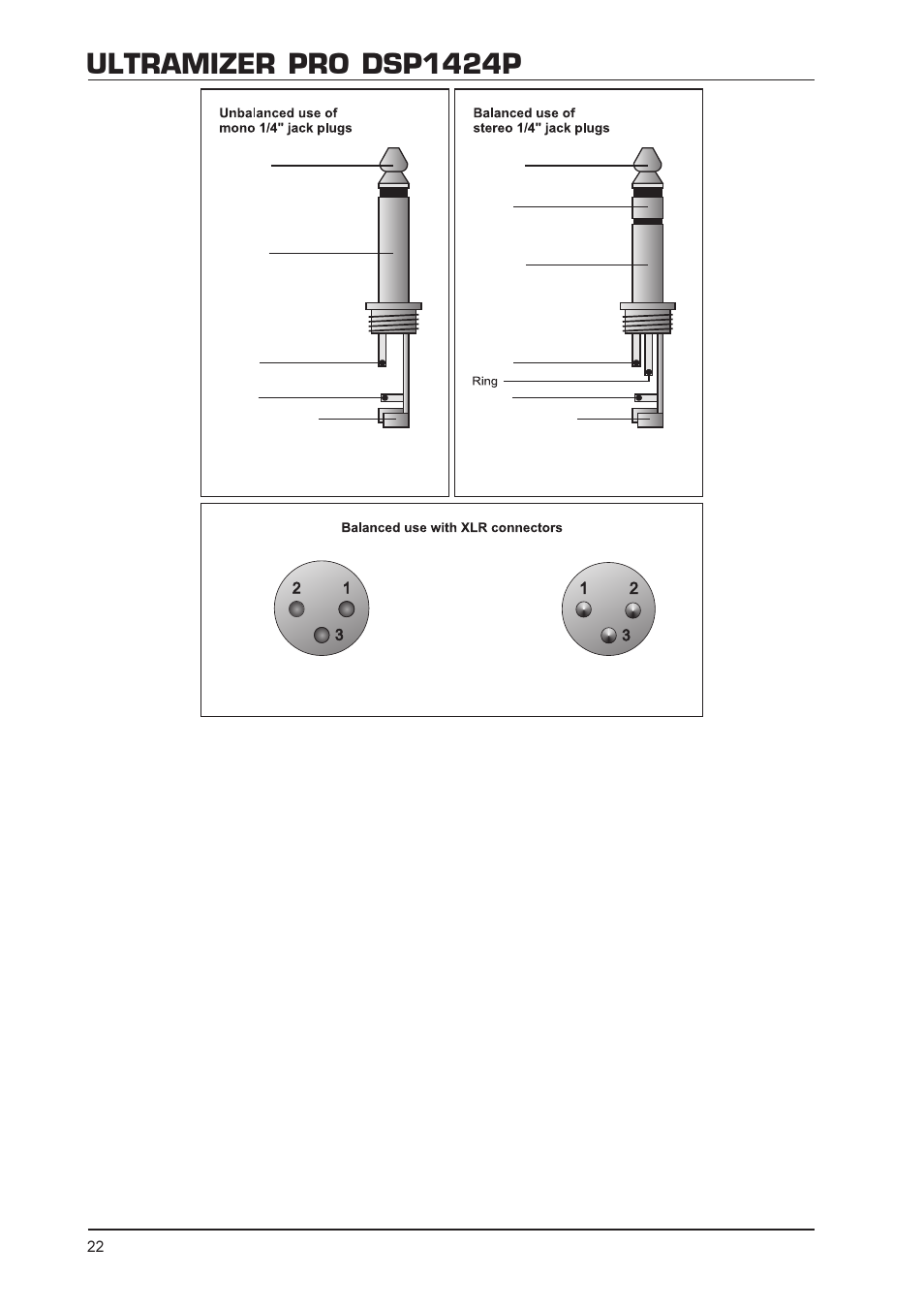 Ultramizer pro dsp1424p | Behringer DSP1424P User Manual | Page 22 / 25