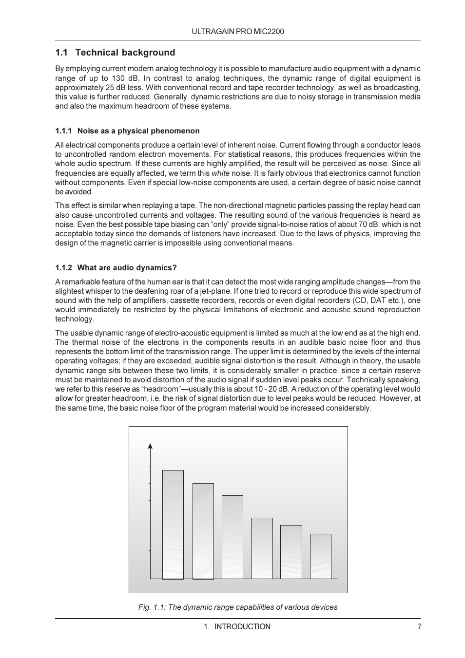 1 technical background | Behringer M IC 2200 User Manual | Page 7 / 20