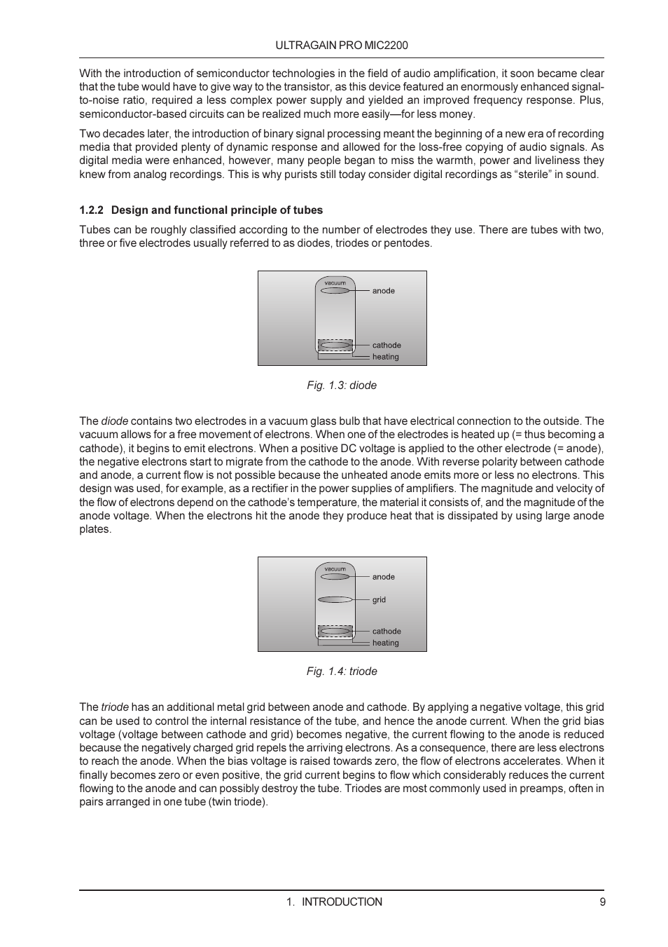 Behringer M IC 2200 User Manual | Page 9 / 20