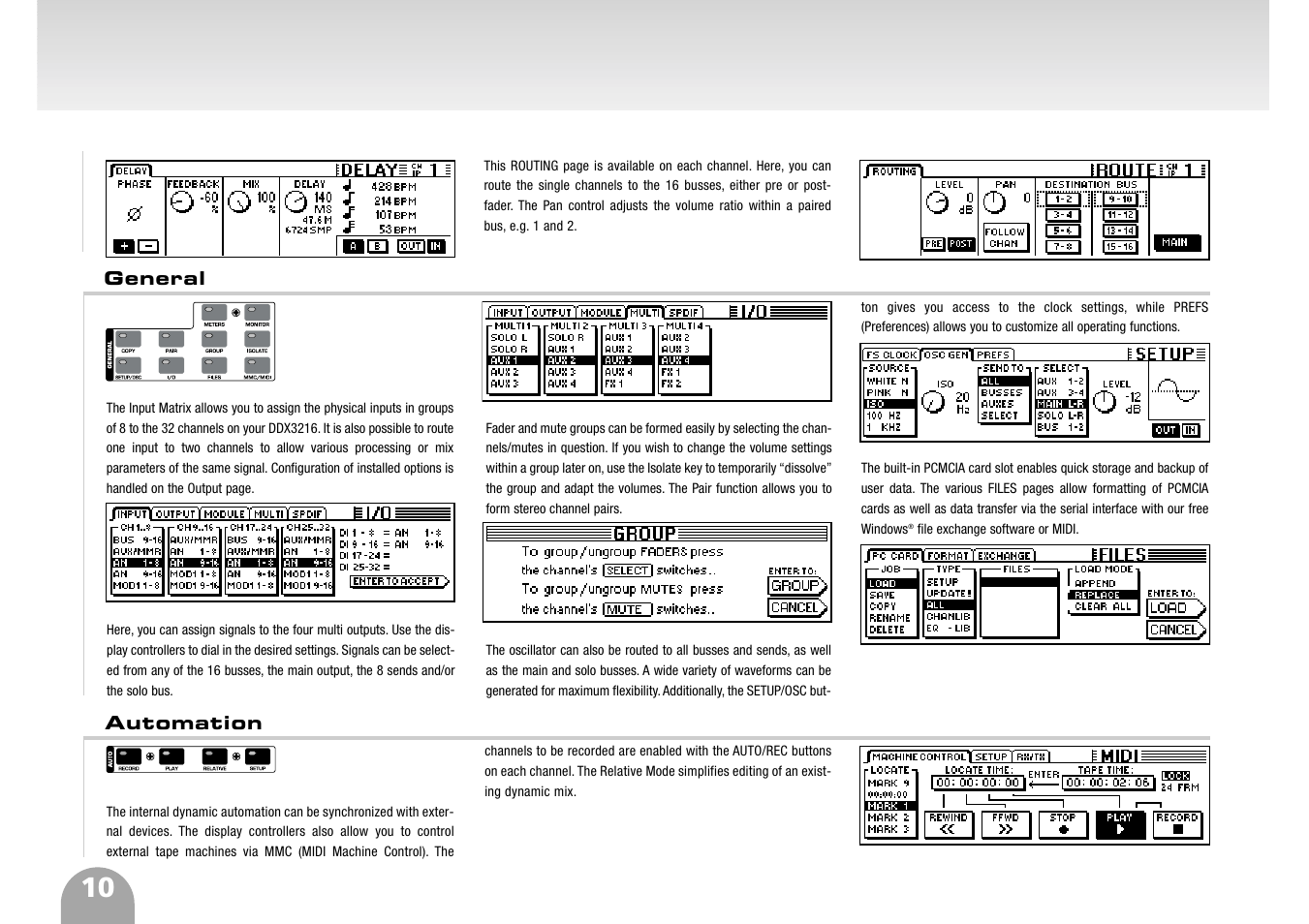 Behringer DDX3216 User Manual | Page 10 / 12