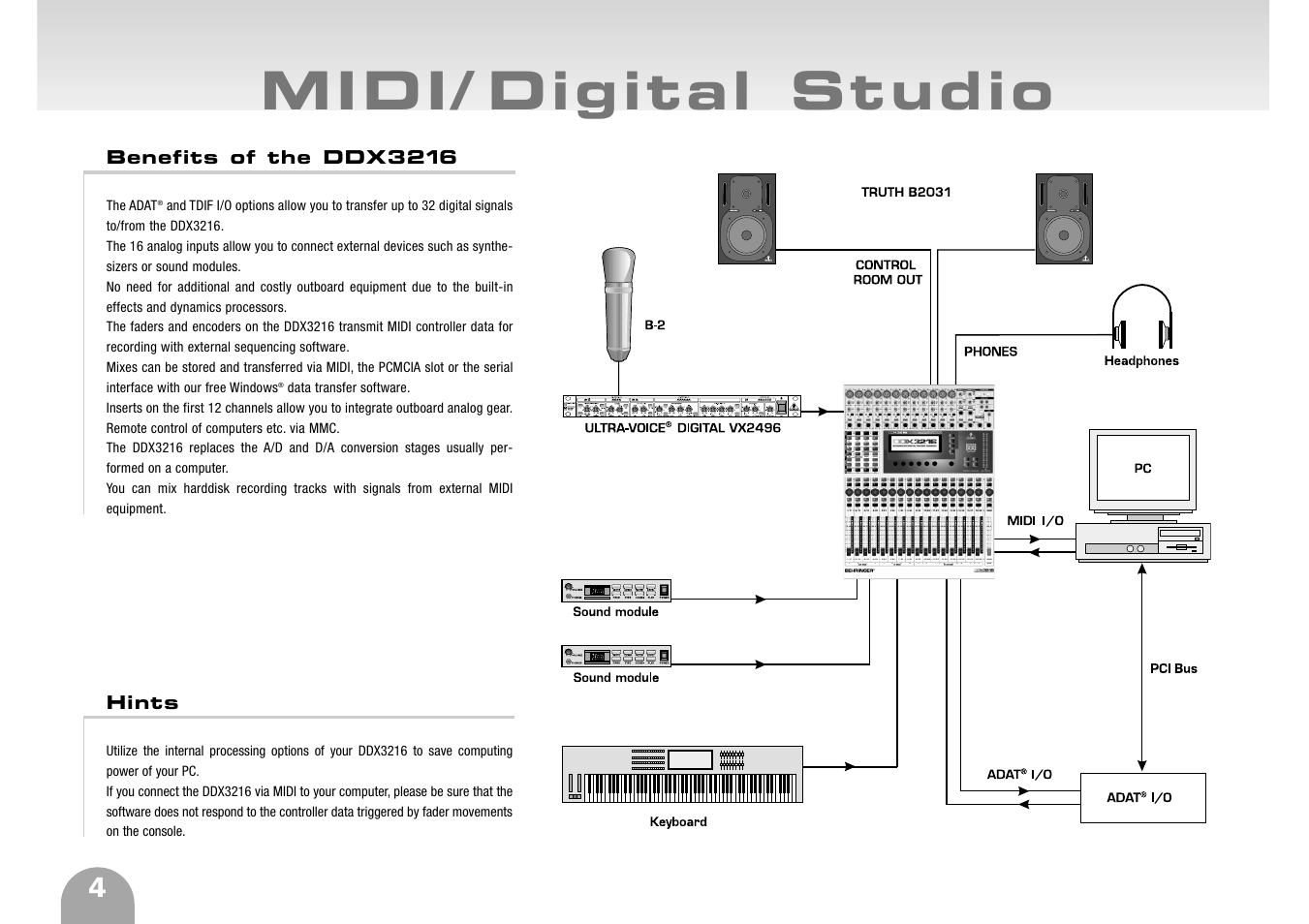 Behringer DDX3216 User Manual | Page 4 / 12